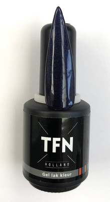 TFN gel lak nr. 348 diep blauw met glimmer
