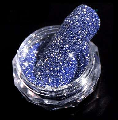 Diamond Glitter dust blauw  nr 2
