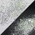 Glitter dust multi zilver  nr 15411